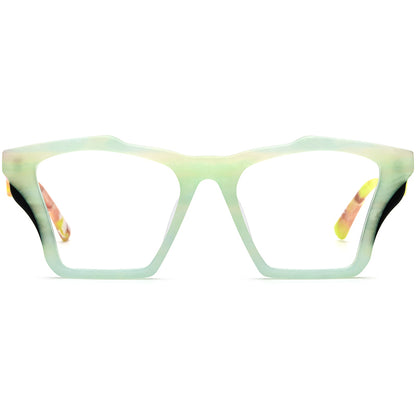 Retro Cat Eye Acetate Optical Glasses Frame - MCROONS - detail view