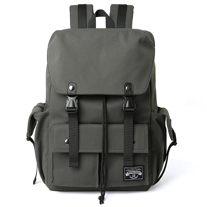 Men Rolltop Laptop Backpack Man Large Capacity Motorcycle Backpack Outdoor Waterproof Rucksack Anti-Theft Travel Backpack