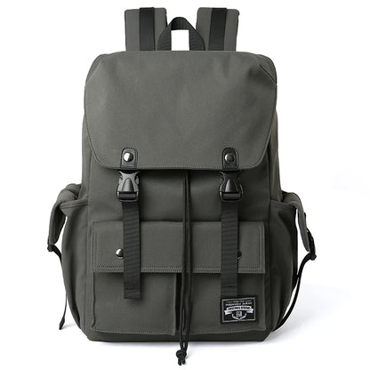 Men Rolltop Laptop Backpack Man Large Capacity Motorcycle Backpack Outdoor Waterproof Rucksack Anti-Theft Travel Backpack