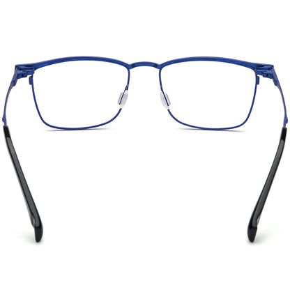 Square Titanium Optical Glasses Frame Designer - MCROONS - back view