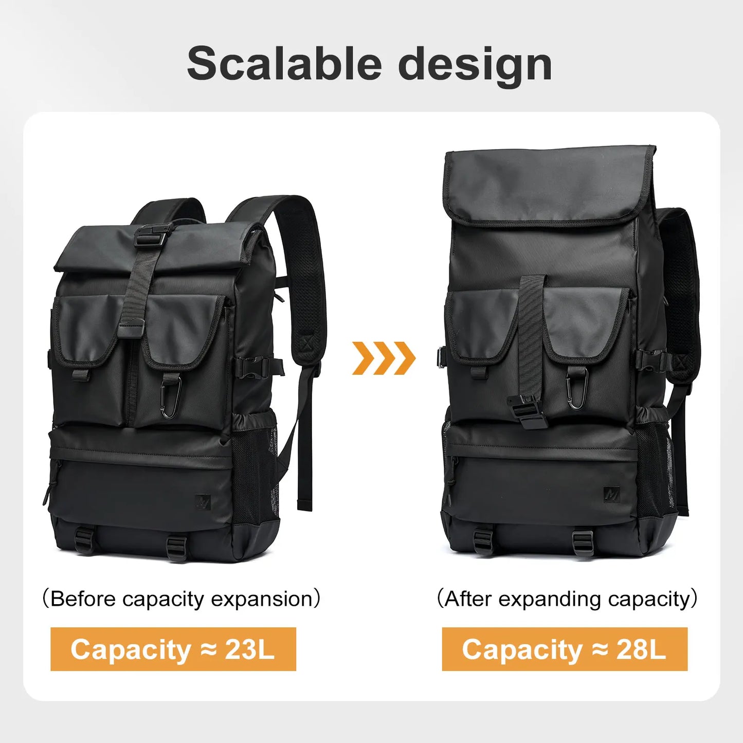 MOYYI Large Capacity Travel Backpack Bags for Men Outdoor Laptop Backpack