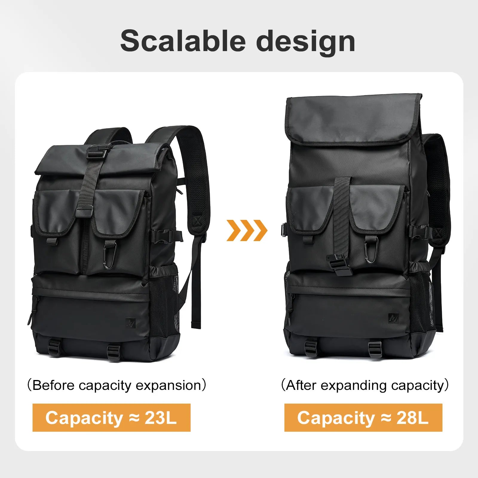 MOYYI Large Capacity Travel Backpack Bags for Men Outdoor Laptop Backpack