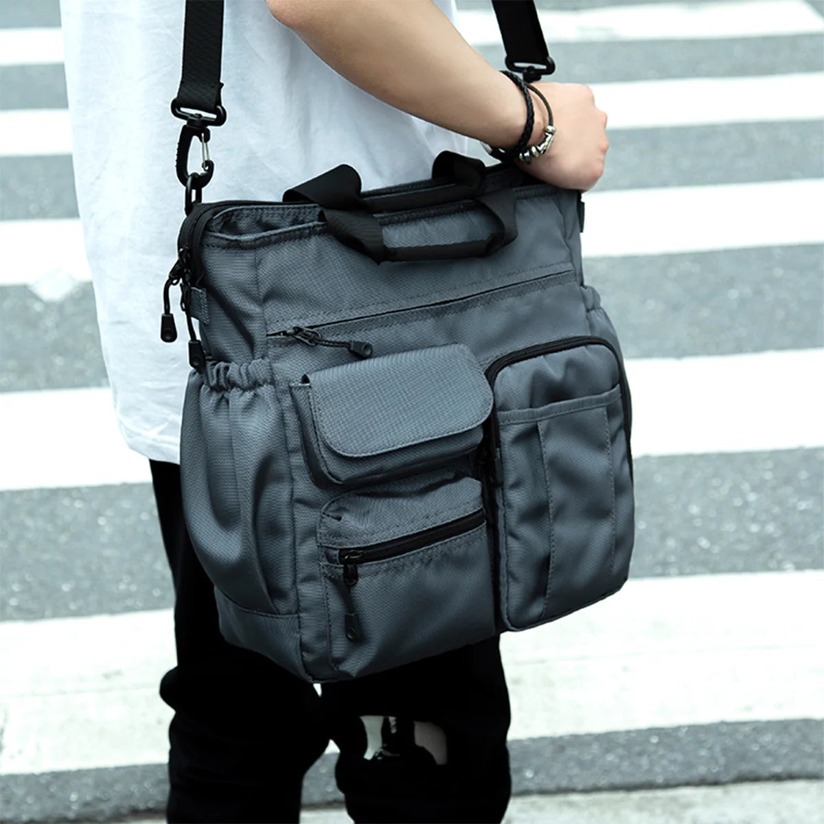 Business Briefcase Bags for Men Messenger Bag Fit 14 Inch Laptop Shoulder Bags