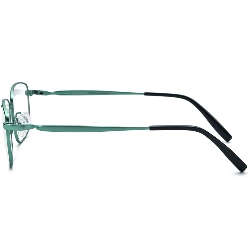Titanium Square Optical Glasses Frame Classic - MCROONS - side view