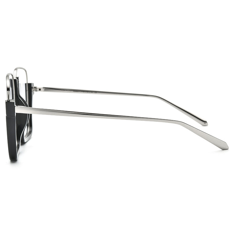Acetate Square Optical Frame Oversize - MCROONS - side