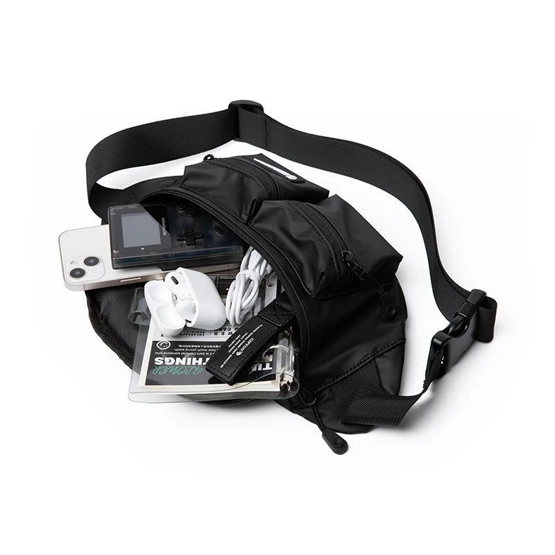 Men'S Shoulder Bag PVC Commute Vintage Water Resistant Travel Crossbody Bag Men Custom Logo Unisex Bags Can Fit 7.9 Inch Flat