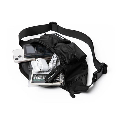 Men'S Shoulder Bag PVC Commute Vintage Water Resistant Travel Crossbody Bag Men Custom Logo Unisex Bags Can Fit 7.9 Inch Flat