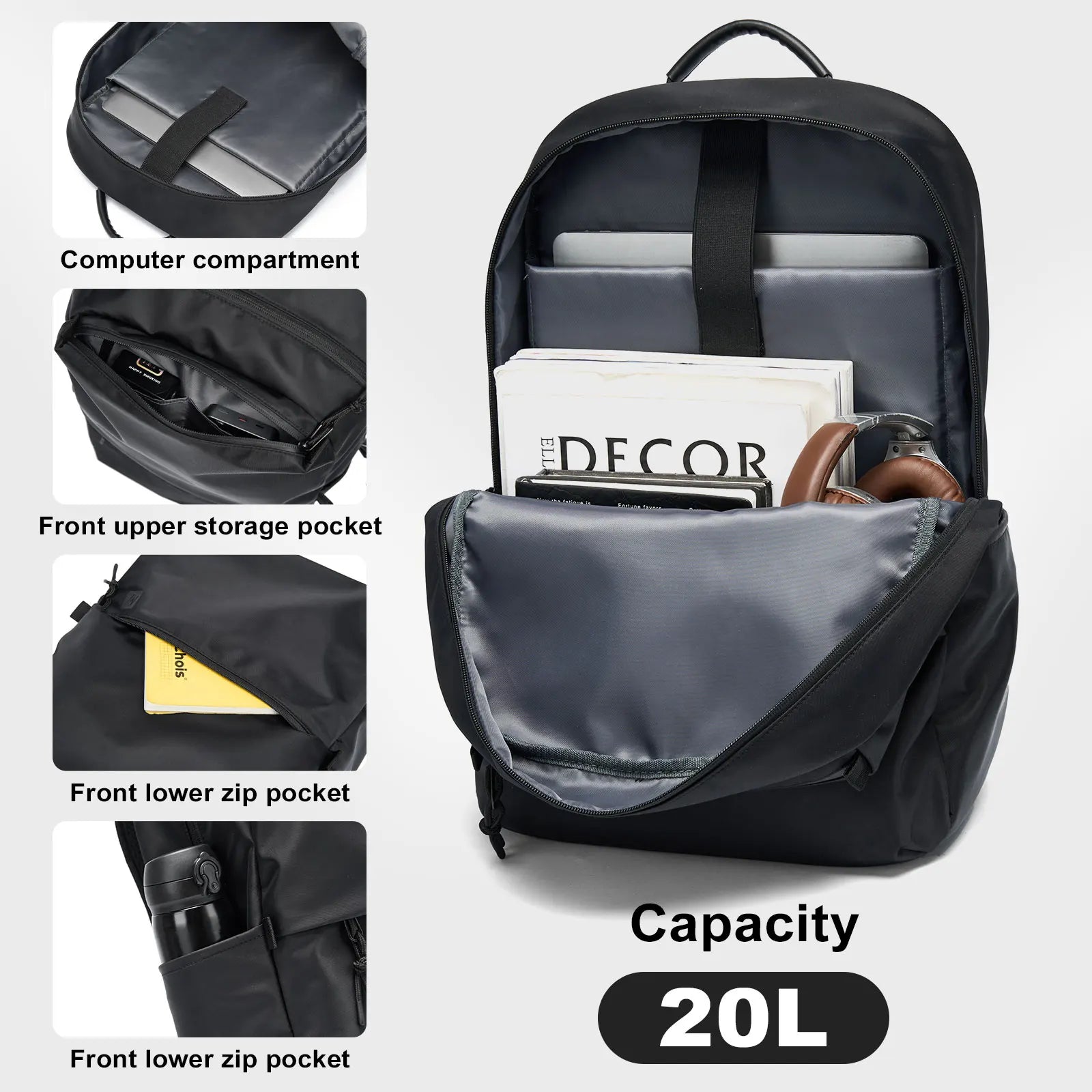 MOYYI Wholesale Oxford Backpacks Waterproof Laptop Backpack Large Capacity Daily Travel Backpacks for Men