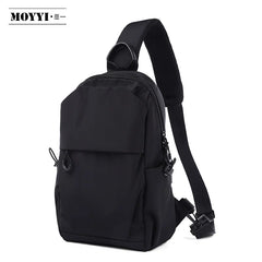 MOYYI Wholesale Waterproof Oxford Chest Bag Unisex Style Causal Sling Bags for Men Shoulder Crossbody Bag without Logo Design