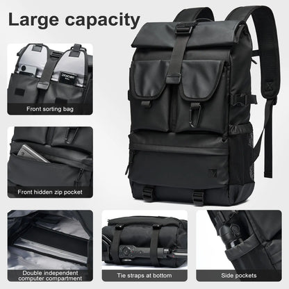 MOYYI Large Capacity Travel Backpack Bags for Men Outdoor Laptop Backpack