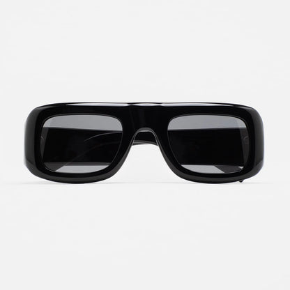 MCROONS Vintage Rectangle Acetate Sunglasses — Polarized TAC, Unisex