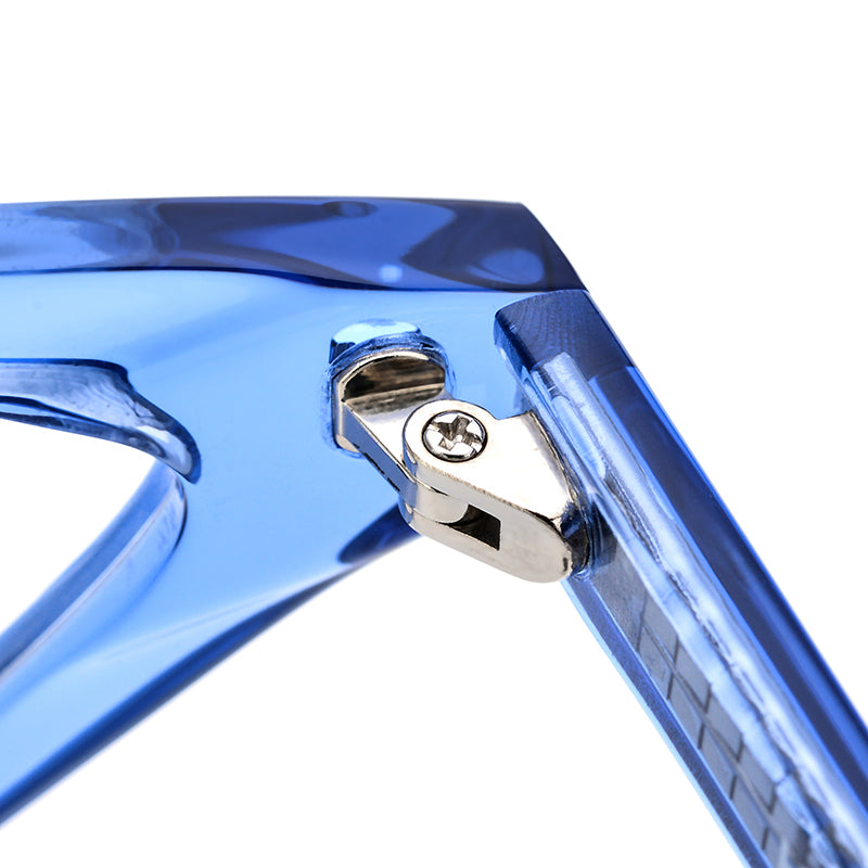 Sleek Cat Eye Acetate Optical Glasses Frame - MCROONS - hinge detail