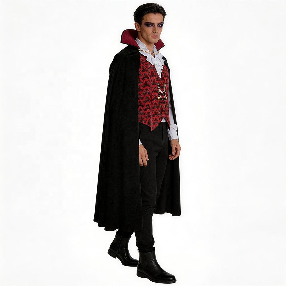 Count Dracula Gothic Vampire Halloween Costume - MCROONS