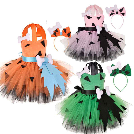 Pumpkin Princess Girls Halloween Costume Tutu Dress