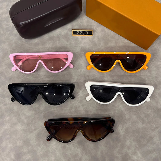 MCROONS Designer Rectangle Sunglasses — Polarized UV400, Women