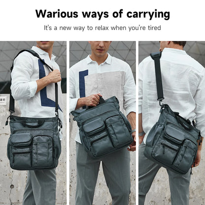 Business Briefcase Bags for Men Messenger Bag Fit 14 Inch Laptop Shoulder Bags