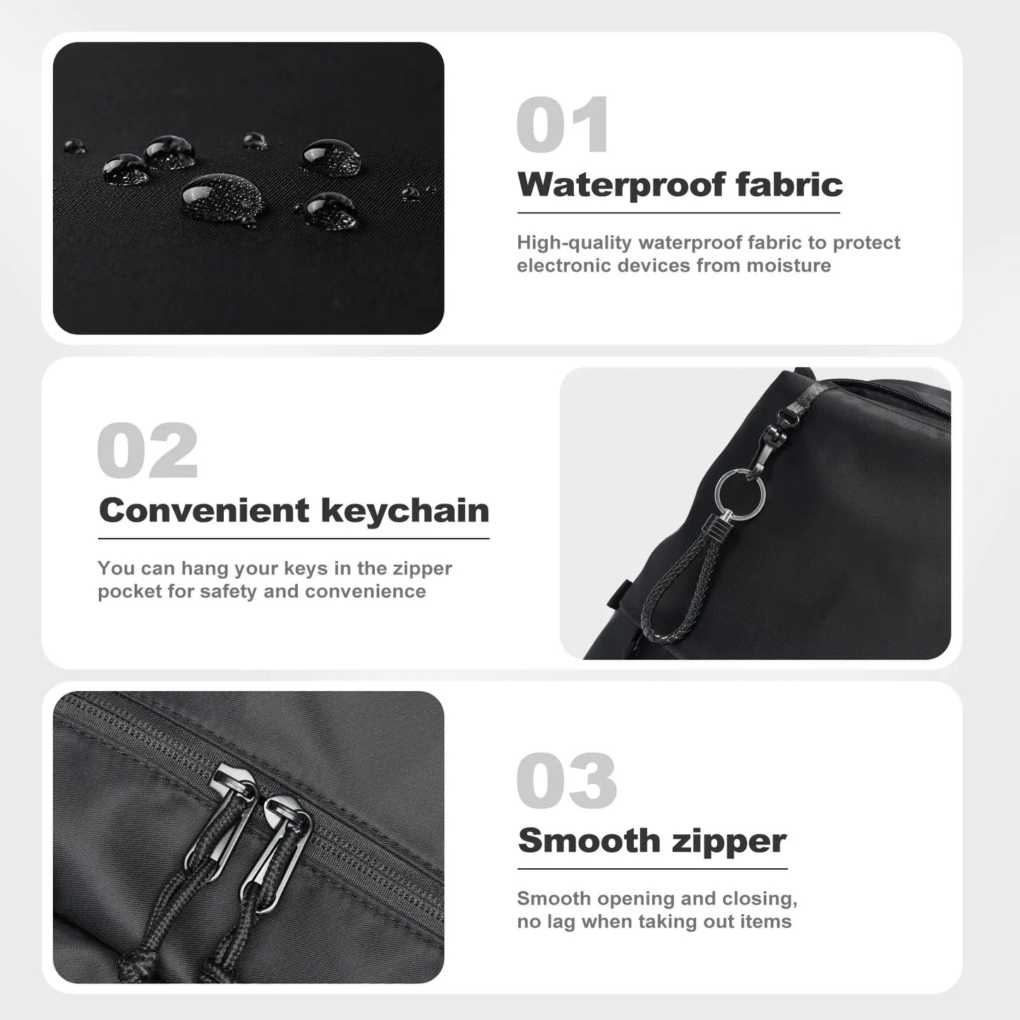 MOYYI Wholesale Oxford Backpacks Waterproof Laptop Backpack Large Capacity Daily Travel Backpacks for Men