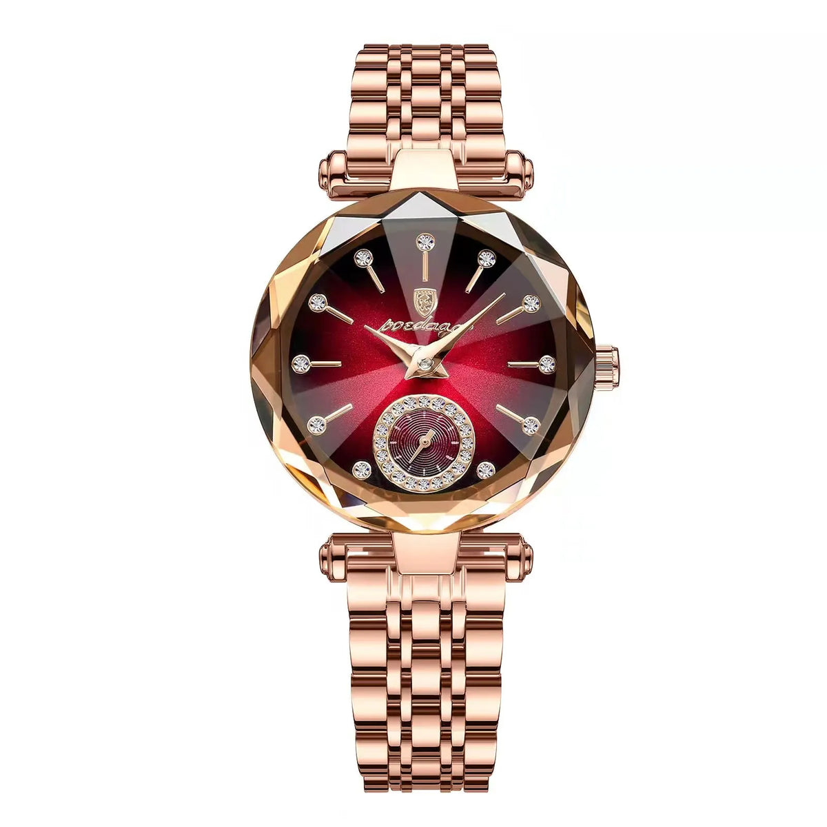 Poedagar 719 Women's Luxury Quartz Watch – Stainless Steel Band, Waterproof