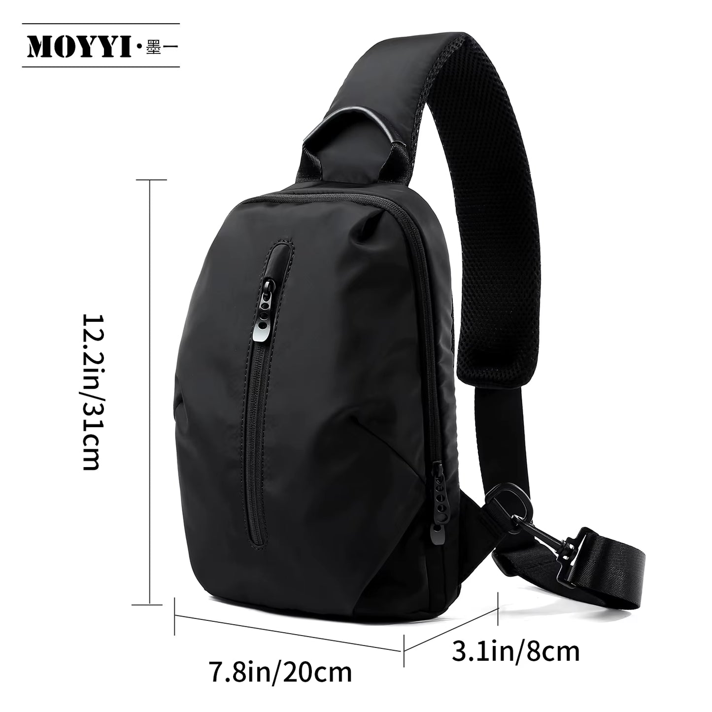 MOYYI Wholesale Waterproof Crossbody Bags for Men Outdoor Chest Sling Bags