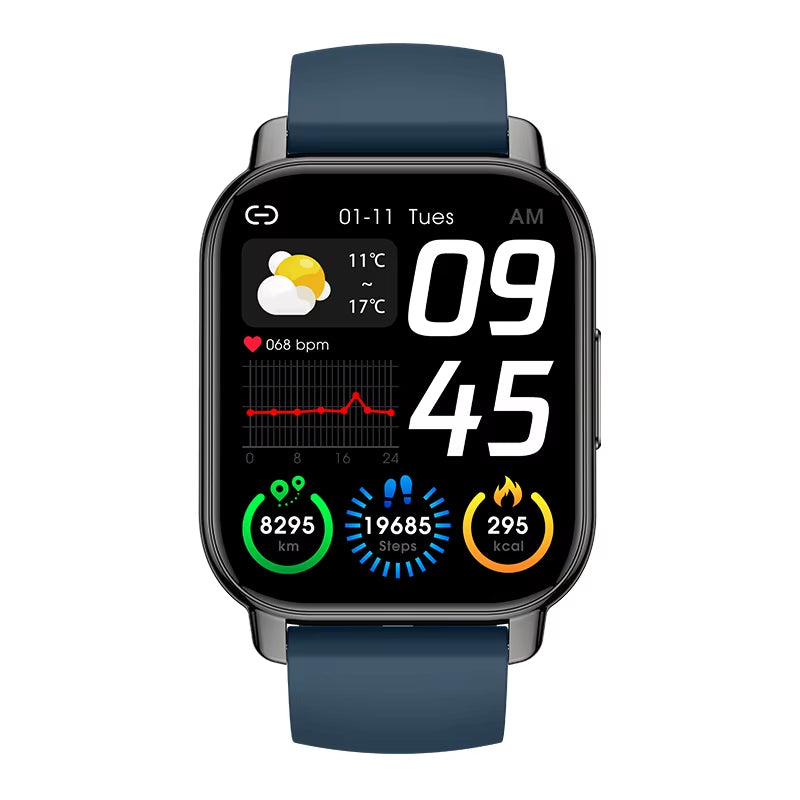 2022 New P66 RTL8763EW Chip 1.85 Inch Smart Watch Large Screen Call Reloj Smart Watch Answer Call Wristwatch for Women Men