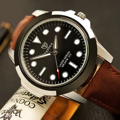 YAZOLE D 372 Luxury Mens Watches Sport Style Hot Sale Factory Custom Logo Quartz Watch Classic Leather Wristwatch Wholesale