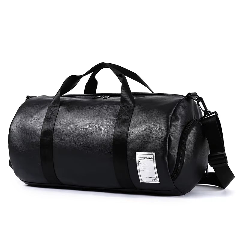 Large Size Travel Bag Duffel Bag with Shoe Compartment Sport Gym Travel Waterproof Black Customized