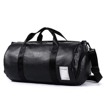 Large Size Travel Bag Duffel Bag with Shoe Compartment Sport Gym Travel Waterproof Black Customized