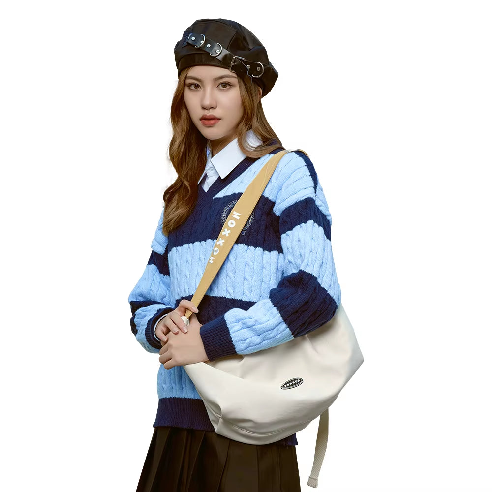 NOXXON Single Shoulder Bag Ladies Messenger Bags Crossbody Custom Daypack Nylon Sling Shoulder Bag for Travel Outdoors Running