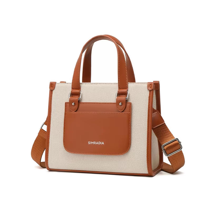 SIMRADIA Fashion Canvas Luxury Handbags Bags for Women Custom Logo Designer Bags Travel Women'S Handbags Outdoor Crossbody Bag