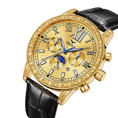 ONOLA Brand Luxury Mechanical Watches Steel Band Analog Wrist Watch Automatic Watch for Men