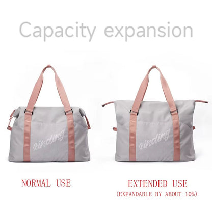 Airplane Friendly Weekend Travel Bags Custom Logo Yoga Duffel Bag Waterproof Travel Sport Gym Bags for Women - MCROONS.COM