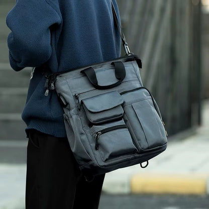 Anti - Theft Men Laptop Backpack Messenger Bags for Men Waterproof Briefcases Backpack - MCROONS.COM