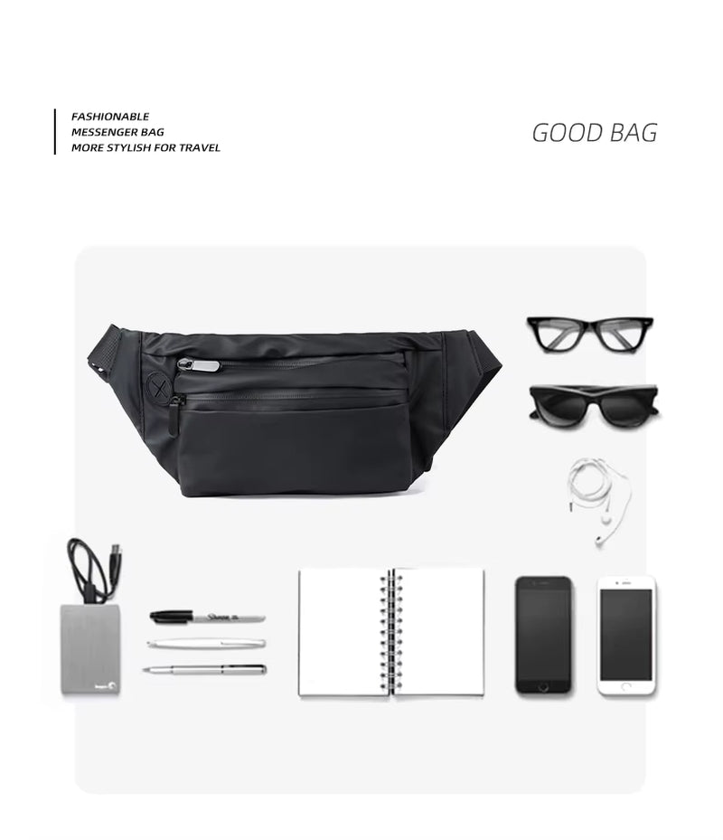 MOYYI Waterproof Belt Bags for Men Unisex Belt Bags Fanny Pack Running Men'S Sport Waist Bags