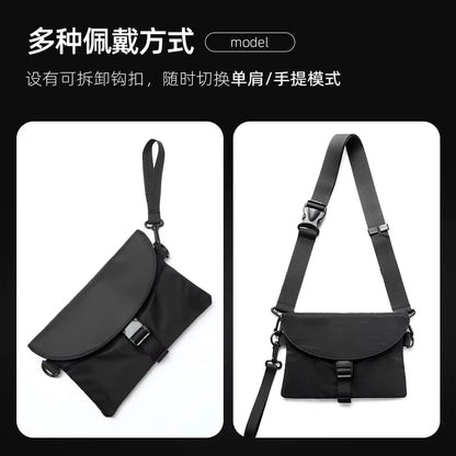 Trend Custom Logo Small Crossbody Bag Fashion Nylon Waist Bag for Men Waterproof Men'S Fanny Pack Sling Bags