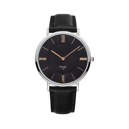 YAZOLE D C0801 Hot Selling Modern Men Black Quartz Watches Minimalist Case Waterproof Custom Wristwatches Relojes