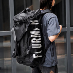 Large Capacity Unisex Duffel Bags Multi-Function Travel Bag Backpack Oxford Zipper Outdoor Gym Bags Sports Men'S Tote Handbag