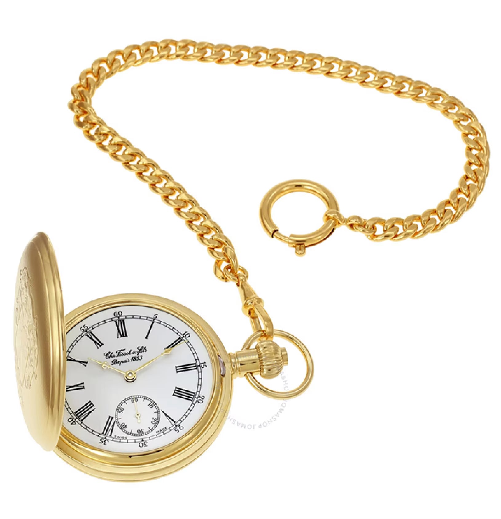 Ntique Style Bronze Pendant Watch with Asymmetrical Dial and Ornate Openwork Case Design for Men Available at Wholesale Prices