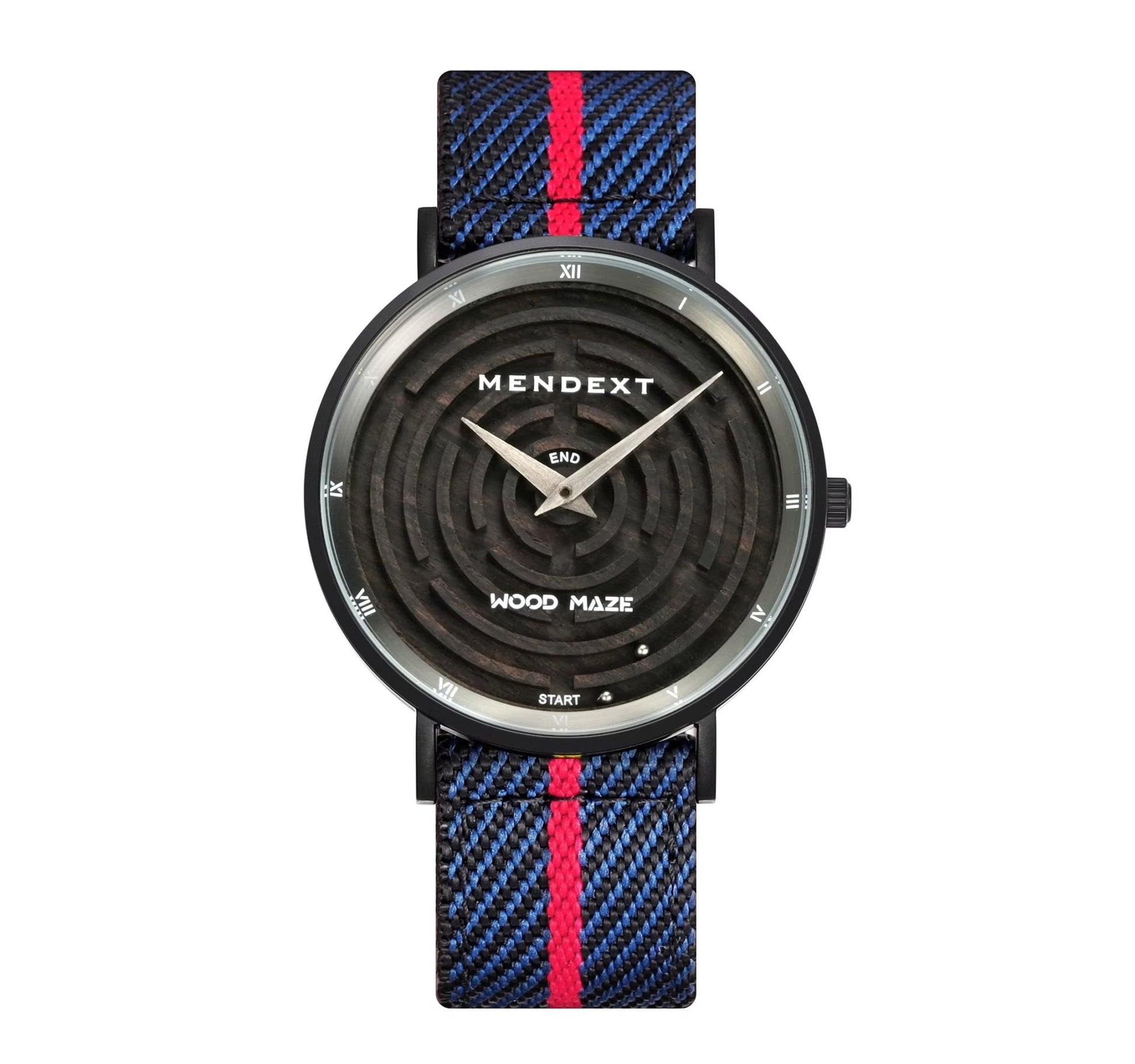 Black Myth Maze Game Sapphire Crystal 316L Stainless Steel Quality Quartz Movt Wooden Men Watch Muti - Color Hemp Rope Wrist Watch - MCROONS.COM
