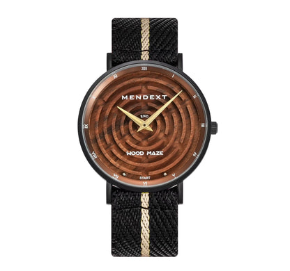 Black Myth Maze Game Sapphire Crystal 316L Stainless Steel Quality Quartz Movt Wooden Men Watch Muti - Color Hemp Rope Wrist Watch - MCROONS.COM