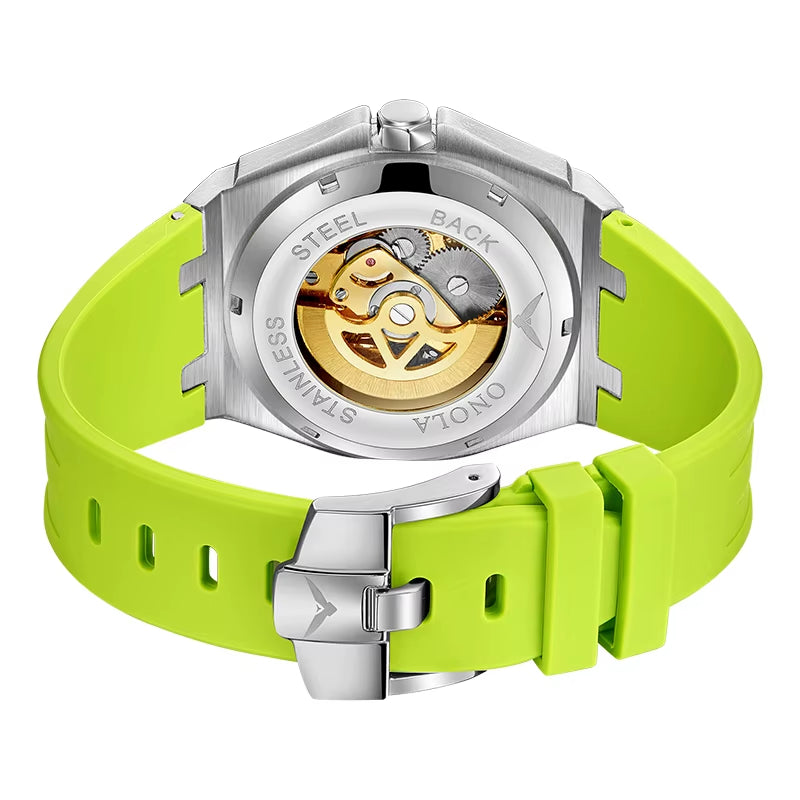 ONOLA 3834 Watch Men Luxury Brand Tourbillon Automatic Mechanical Watches Wristwatches Mechanical Customized Watches for Men