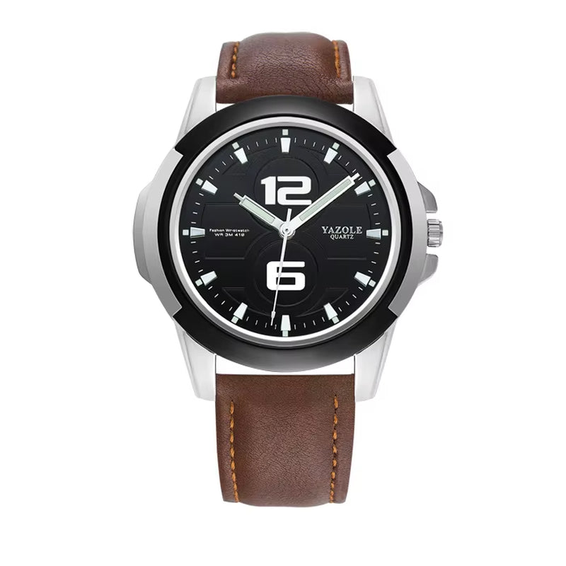 Yazole M 418 Whosale Cheap Luminous Watch Men Business Watch Waterproof High Quality Wristwatches