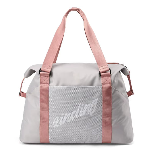 Airplane Friendly Weekend Travel Bags Custom Logo Yoga Duffel Bag Waterproof Travel Sport Gym Bags for Women