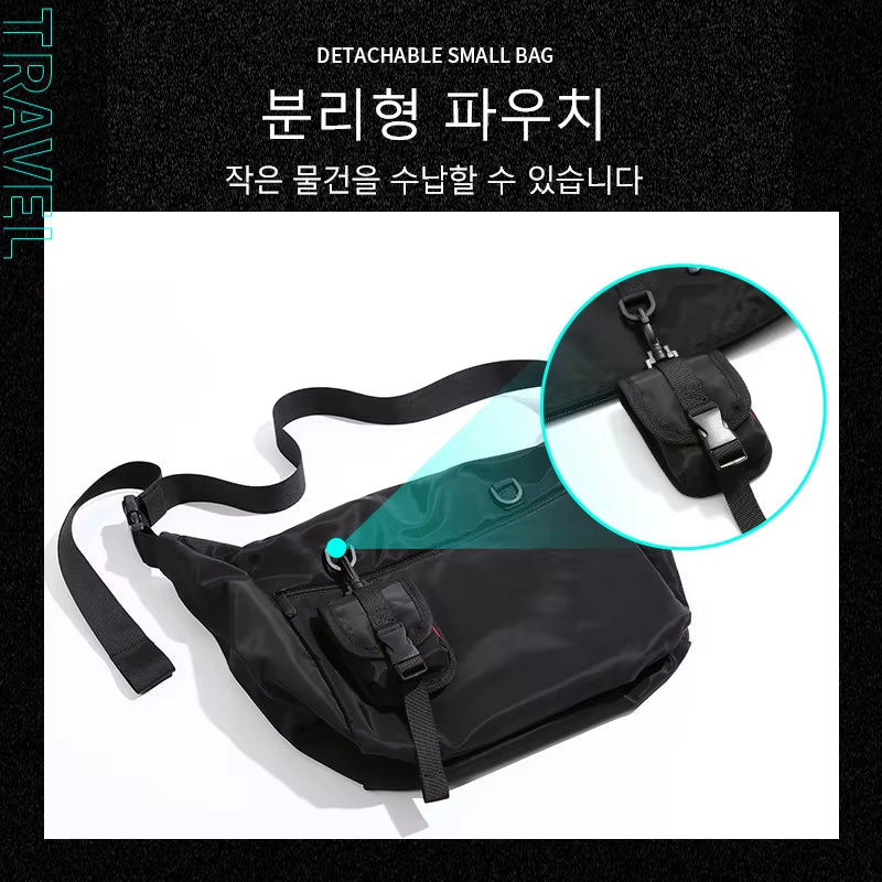 MOYYI Waterproof Light Weight Sport Crossbody Bags for Men Shoulder Bags