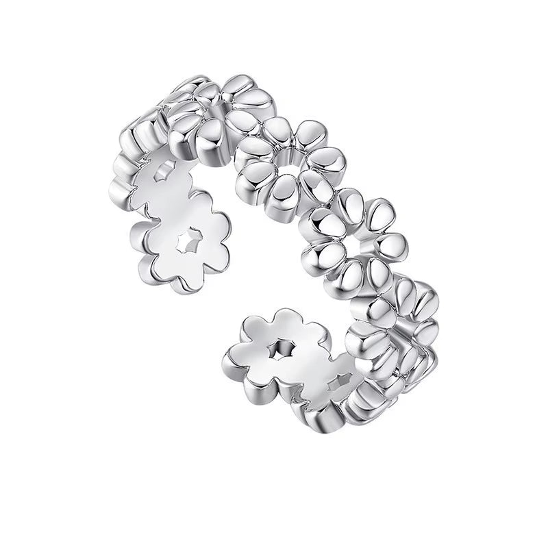 Women'S S925 Sterling Silver Toe Ring Open Foot Fashion Design with Zircon and Diamond Gift Jewelry