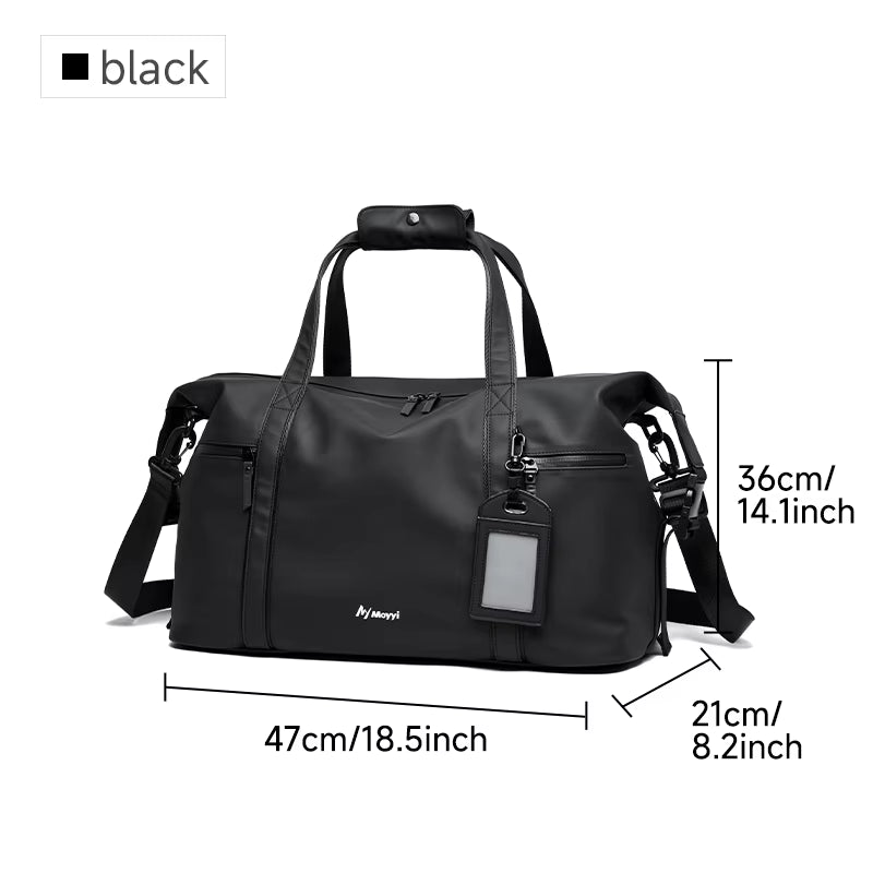 MOYYI Wholesale Customized Men'S Travel Bag PVC Duffel Bag for Men Large Capacity Unisex Waterproof Outdoor Gym Travel Bags