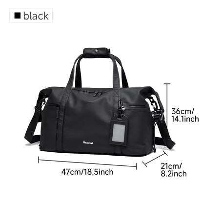 MOYYI Wholesale Customized Men'S Travel Bag PVC Duffel Bag for Men Large Capacity Unisex Waterproof Outdoor Gym Travel Bags