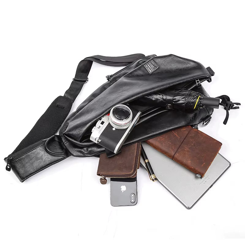 Men'S Chest Backpack for Men'S Single Strap Backpack Sling Bag Chest Shoulder Sport Travel Crossbody Bag