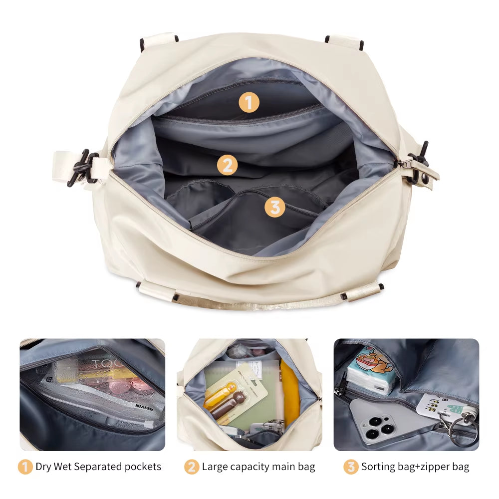 Wholesale Carry on Travel Bags Waterproof Customized Logo Outdoor Overnight Yoga Gym Luggage Bags Duffle Bag for Man Handbags