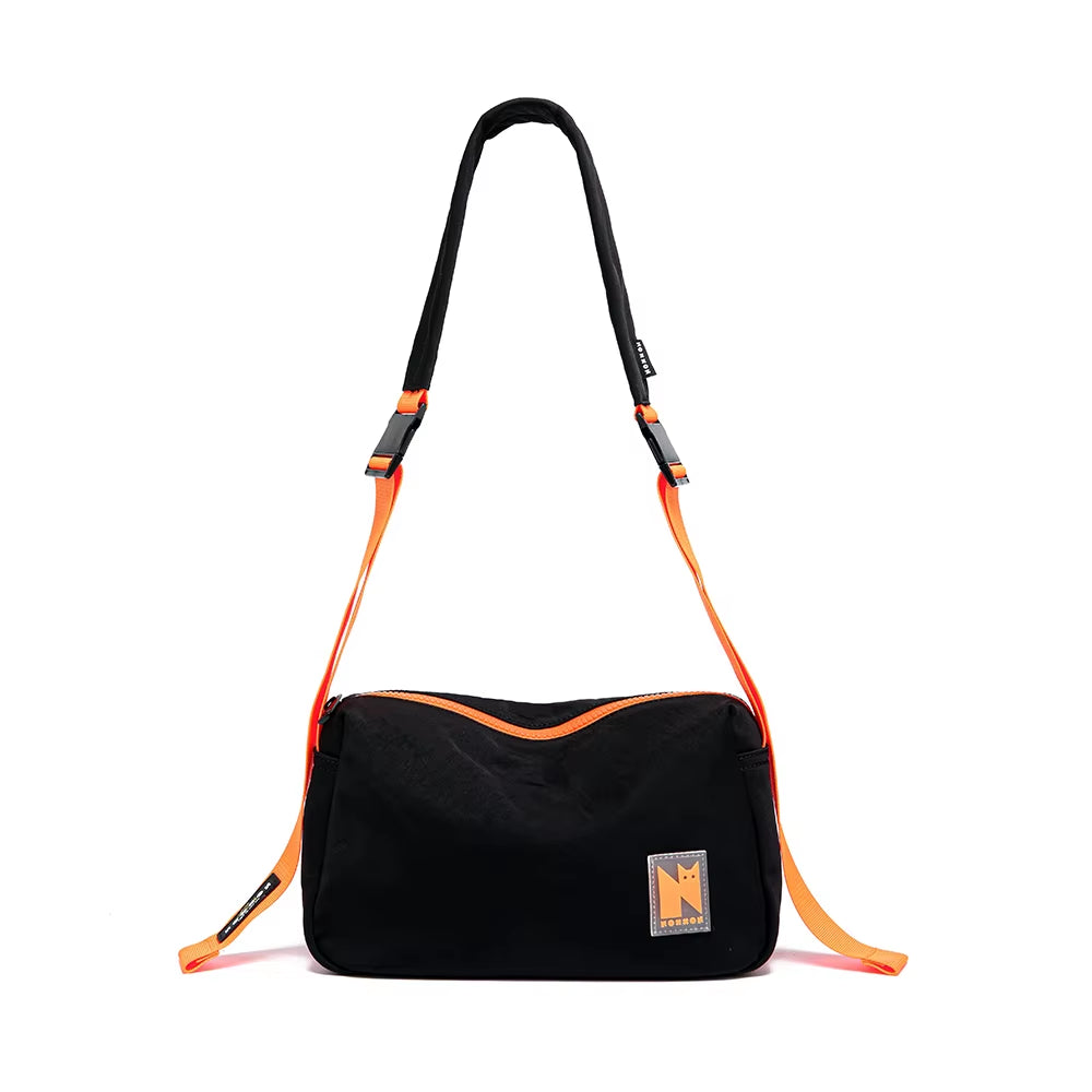 NOXXON Custom Sling Bag Water Resistant Nylon Casual Cross Body Bag Lightweight Single Shoulder Pack for Women