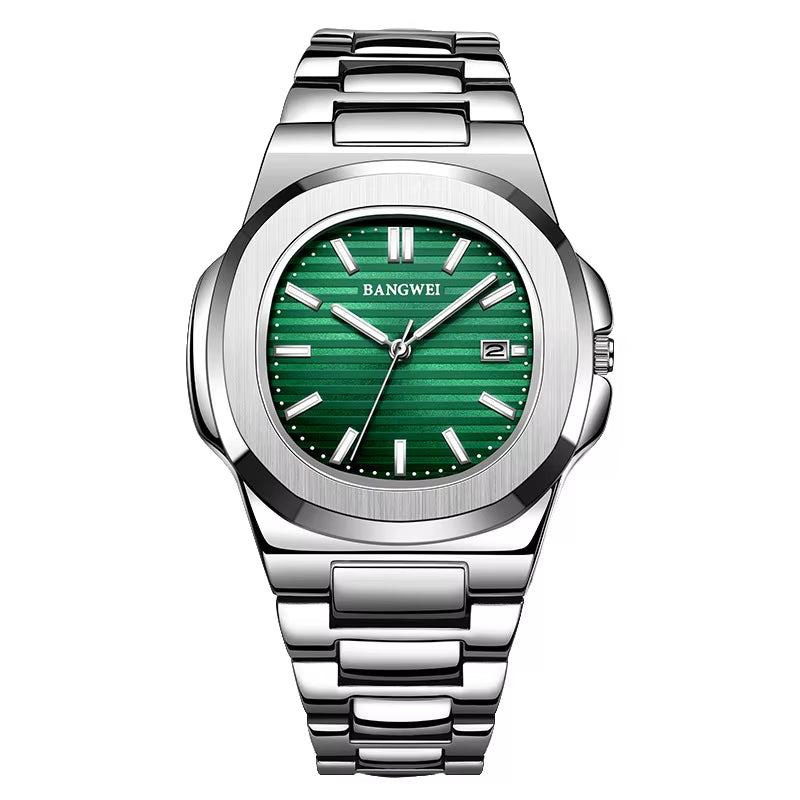 2025 New Hot Selling Luxury Men'S Business Wrist Watch Retro Square Waterproof Luminous Quartz Watch for Men
